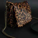 Sac Mini Venus en cuir léopard