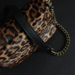 Sac Mini Venus en cuir léopard