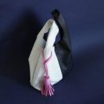 Sac Gloria noir & blanc (gamme shopping)