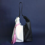Sac Gloria noir & blanc (gamme shopping)