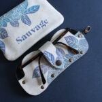 Pochette Dulcie Sauvage – bleu