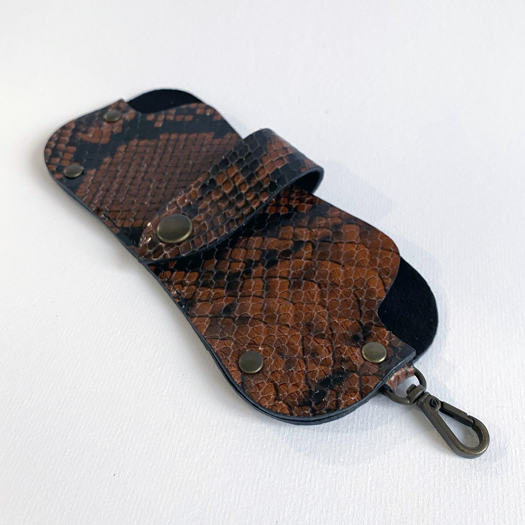 Étui à lunettes JIMI effet reptile