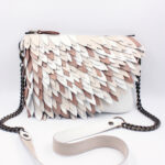 Sac pochette Merle camaïeu crème (gamme slim)