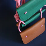 Sac pochette India tabac (gamme slim)