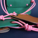 Sac pochette India vert émeraude (gamme slim)