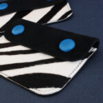 Étui à cartes Maggie zébré