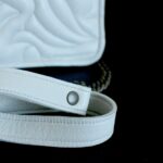 Sac Mini Pia en cuir gris nuage