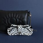 Étui à lunettes IAN en cuir motif dalmatien