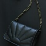 Sac Mini Joan en cuir noir