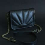 Sac Mini Joan en cuir noir