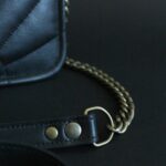 Sac Mini Joan en cuir noir